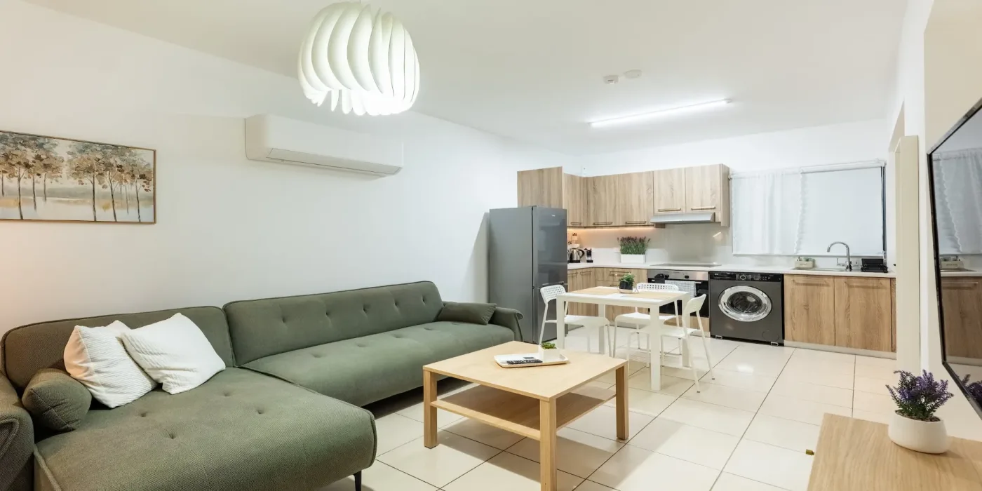 Bright living space at Abitare Retreat